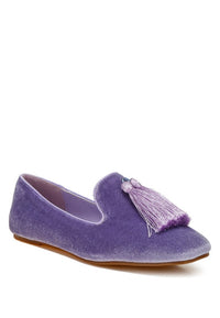 Tromso Iconic Tassel Detail Velvet Loafers - 1985 the VAULT Boutique