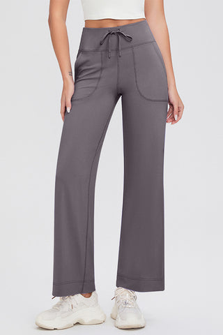 Basic Bae Full Size Drawstring High Waist Pants with Pockets - 1985 the VAULT Boutique