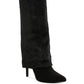 Everglade Fold-Over Calf-High Boots - 1985 the VAULT Boutique