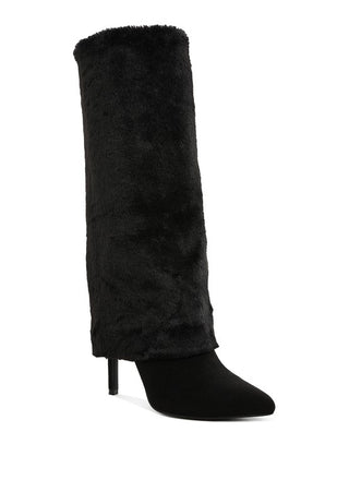 Everglade Fold-Over Calf-High Boots - 1985 the VAULT Boutique