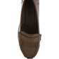 Croyda Fringed Nubuck Loafers - 1985 the VAULT Boutique