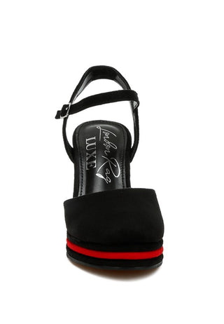 Manifest Dual Tone Wedge Sandals - 1985 the VAULT Boutique