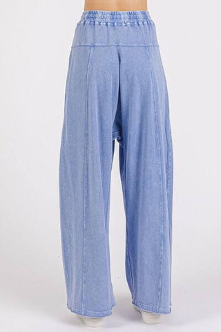 Mittoshop Mineral Wash Elastic Waist Baarrel Leg Baggy Pants - 1985 the VAULT Boutique