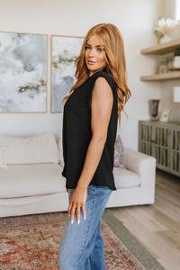 Elevate Everyday Blouse in Black - Happily Ever Atchison Shop Co.