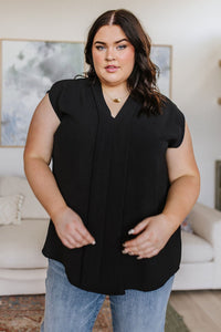 Elevate Everyday Blouse in Black - Happily Ever Atchison Shop Co.