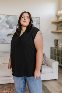 Elevate Everyday Blouse in Black - Happily Ever Atchison Shop Co.