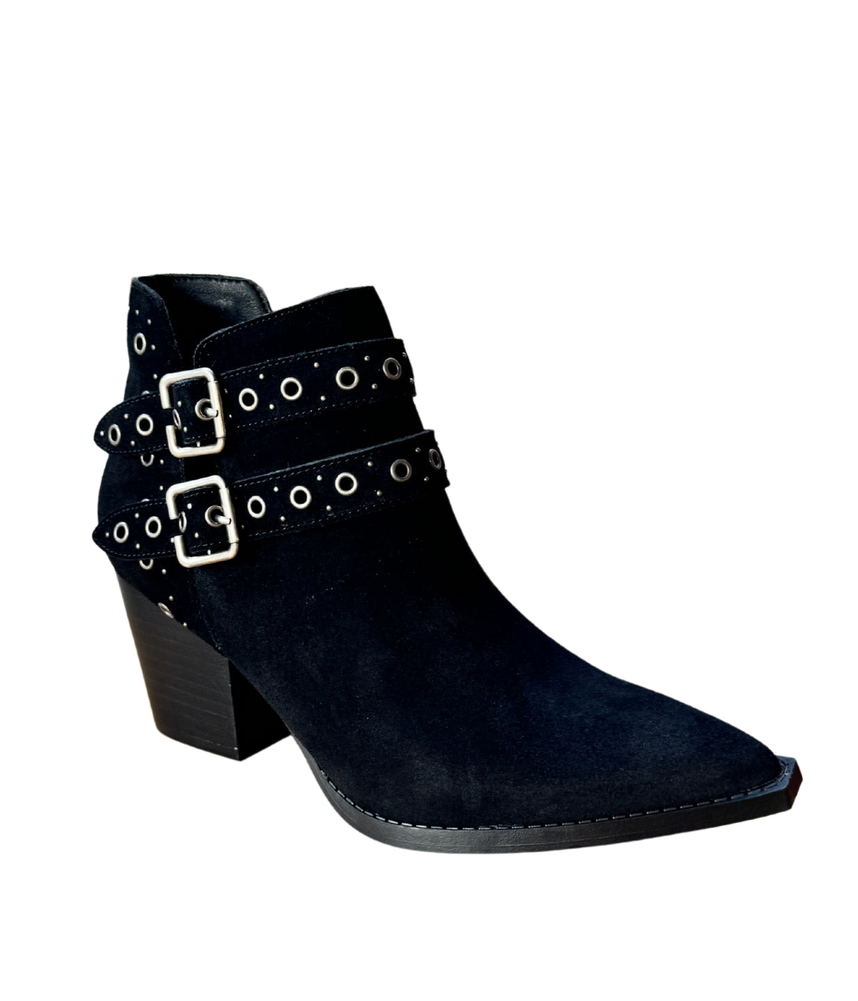 Elsa Leather Ankle Boot in Black - 1985 the VAULT Boutique