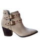 Elsa Leather Ankle Boot in Taupe - 1985 the VAULT Boutique