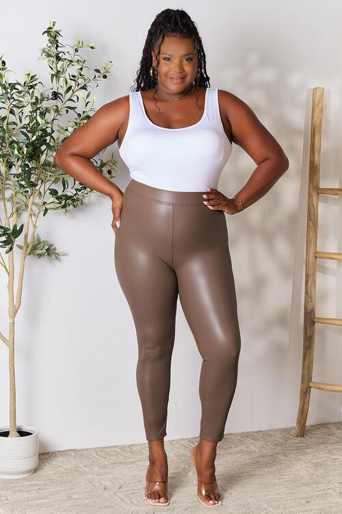 e.Luna Full Size High Waist Skinny Pants - Happily Ever Atchison Shop Co.