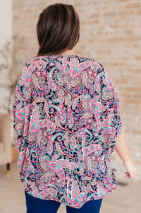 Essentially You Top in Pink Paisley - Happily Ever Atchison Shop Co.