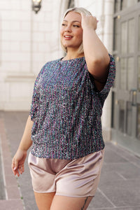 Evening of Stars Sequin Top - Happily Ever Atchison Shop Co.