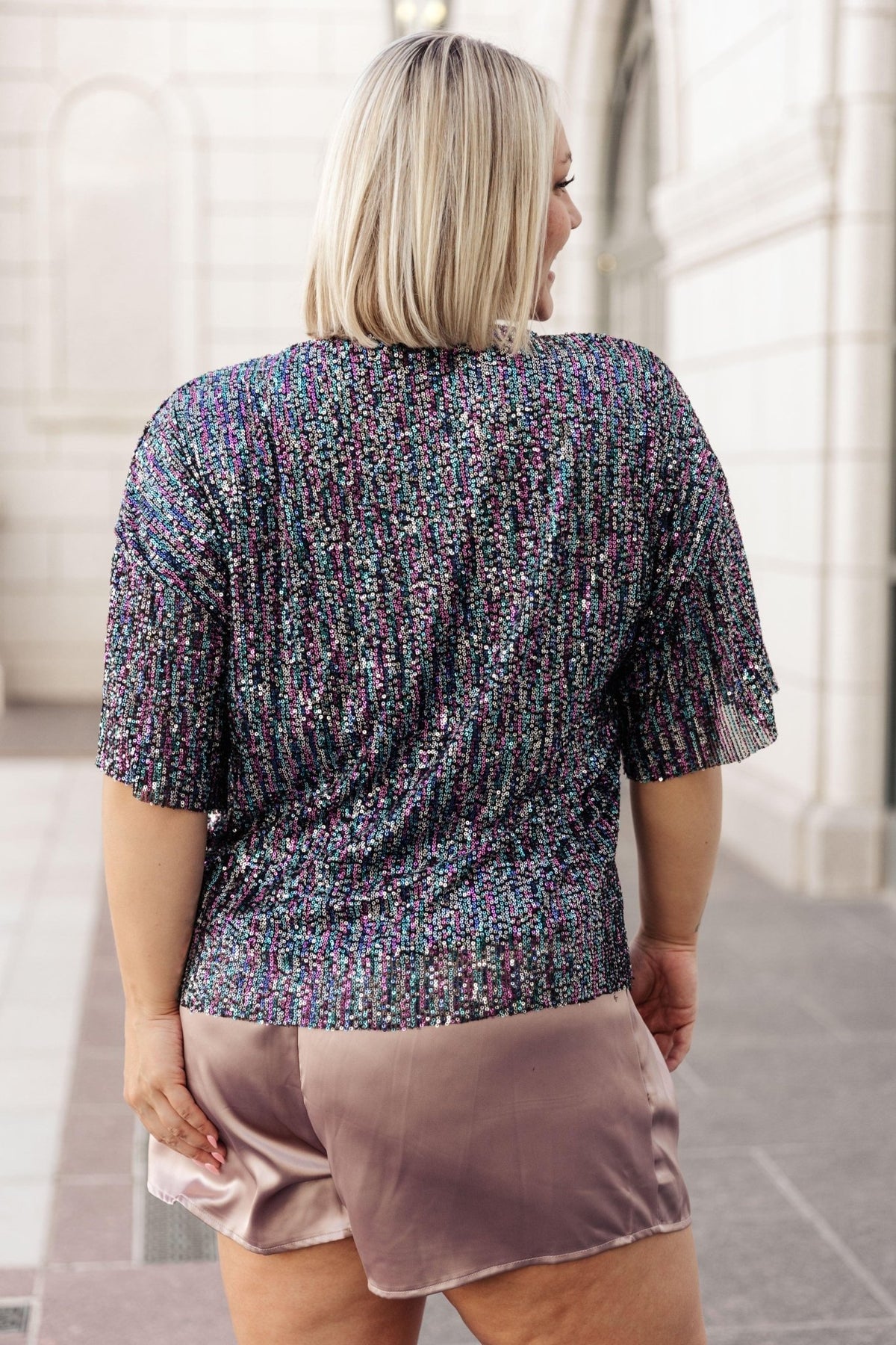 Evening of Stars Sequin Top - Happily Ever Atchison Shop Co.