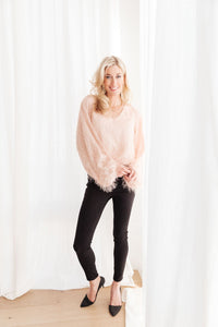 Express Yourself Top in Peach - Happily Ever Atchison Shop Co.