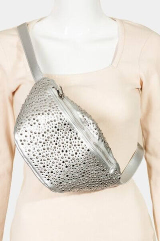 Fame Studded Crossbody Bag - 1985 the VAULT Boutique