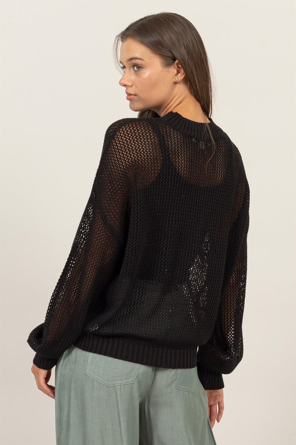 HYFVE Star Pattern Openwork Knit Cover Up - 1985 the VAULT Boutique