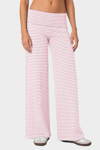 Striped Wide Leg Pants - 1985 the VAULT Boutique