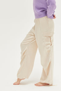 HYFVE Approach Satin Drawstring Hem Cargo Pants - 1985 the VAULT Boutique