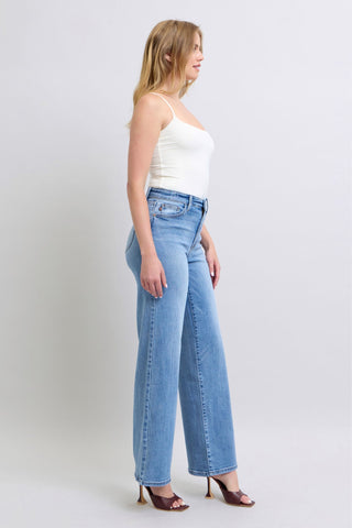 Judy Blue Full Size Wide Leg Jeans with Pockets - 1985 the VAULT Boutique