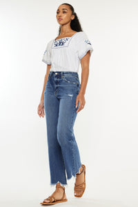 Kancan Full Size High Rise Slim Wide Leg Jeans - 1985 the VAULT Boutique