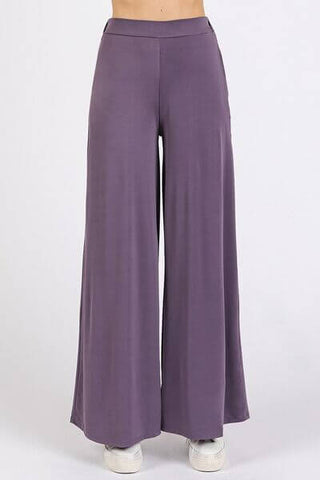 Mittoshop Yoga Air Stretch Elastic Waist Wide Leg Pants - 1985 the VAULT Boutique