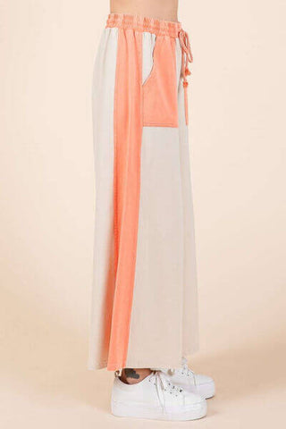 Mittoshop Color Block Wide Leg Pants - 1985 the VAULT Boutique