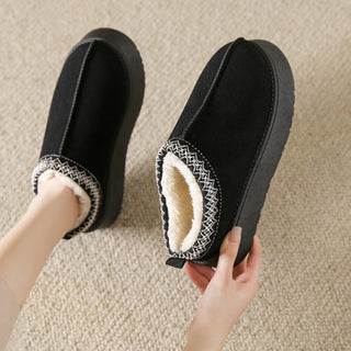 Faux Fur Center-Seam Slippers - 1985 the VAULT Boutique