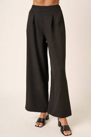 Mittoshop Inverted Pleat Detail Wide Leg Pants - 1985 the VAULT Boutique