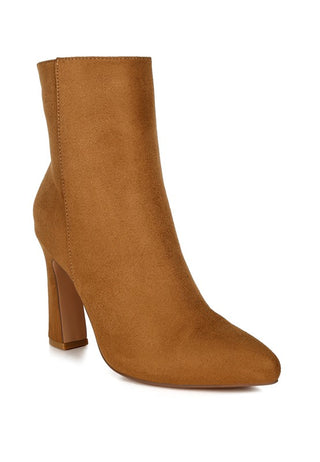 Clubdate Block Heeled Ankle Boots - 1985 the VAULT Boutique