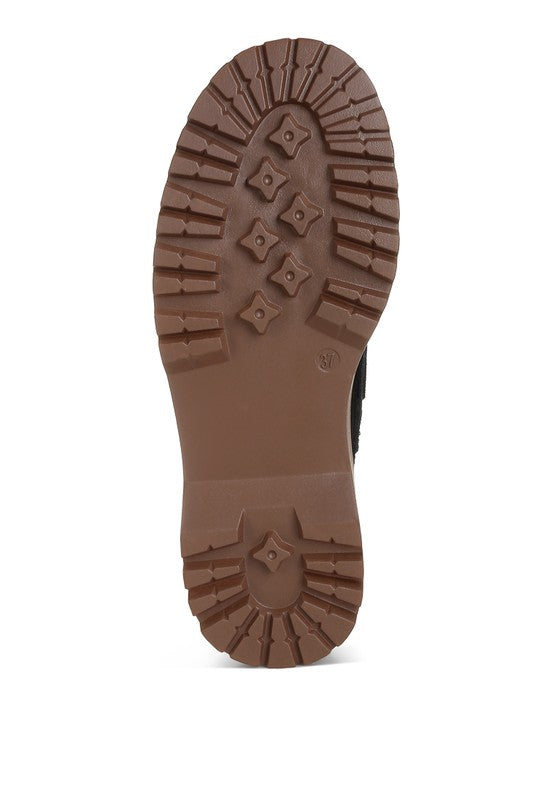 Cuckatoos Chunky Suede Oxford Loafers - 1985 the VAULT Boutique