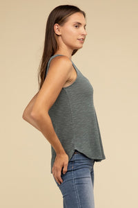 Basic V Neck Sleeveless Cami Top - 1985 the VAULT Boutique