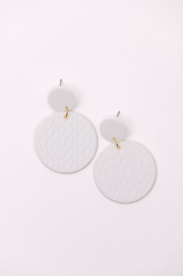 Falling Petals Earrings in Cream - Happily Ever Atchison Shop Co.