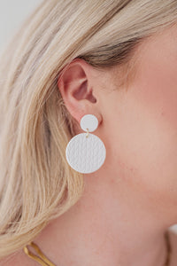 Falling Petals Earrings in Cream - Happily Ever Atchison Shop Co.