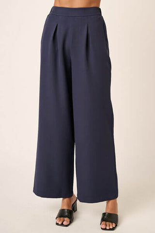 Mittoshop Inverted Pleat Detail Wide Leg Pants - 1985 the VAULT Boutique