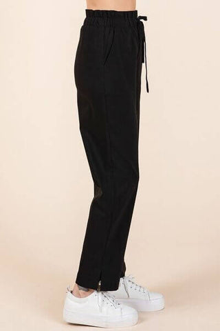 Mittoshop Paperbag Waist Tapered Straight Pants - 1985 the VAULT Boutique