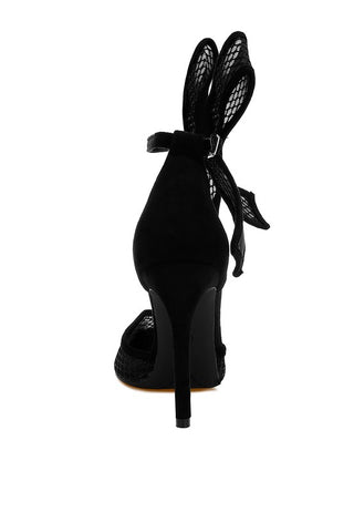 Regenta Big Bow Detail Stiletto Sandals - 1985 the VAULT Boutique