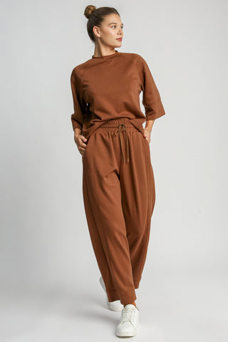 Umgee Full Size Drawstring Wide Leg Pants with Pockets - 1985 the VAULT Boutique