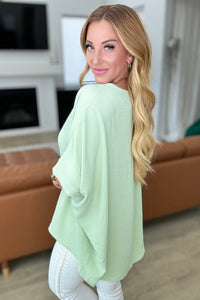 Feels Like Me Dolman Sleeve Top in Sage - Happily Ever Atchison Shop Co.