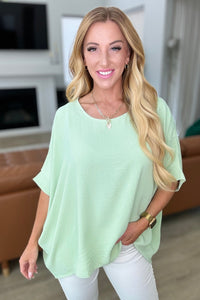 Feels Like Me Dolman Sleeve Top in Sage - Happily Ever Atchison Shop Co.