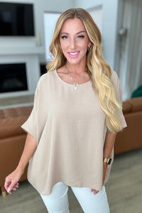 Feels Like Me Dolman Sleeve Top in Taupe - Happily Ever Atchison Shop Co.