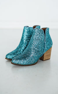 Fiera Booties in Blue - Happily Ever Atchison Shop Co.