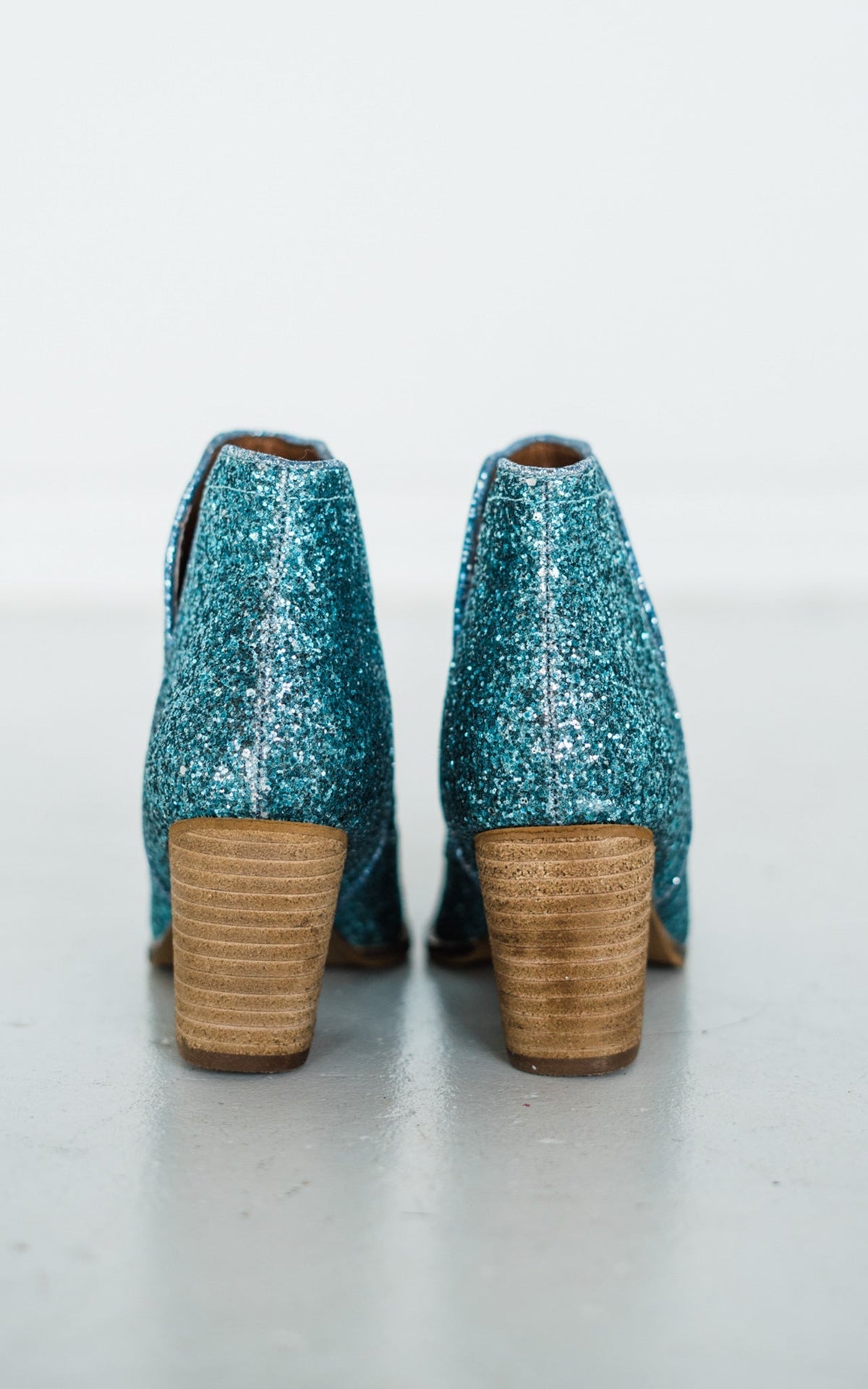 Fiera Booties in Blue - Happily Ever Atchison Shop Co.