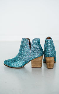 Fiera Booties in Blue - Happily Ever Atchison Shop Co.