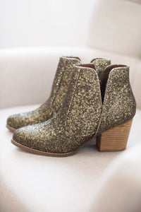 Fiera Booties in Bronze - Happily Ever Atchison Shop Co.