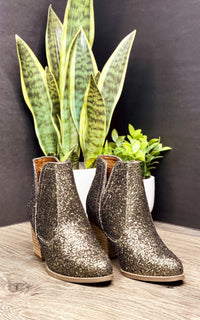 Fiera Booties in Bronze - Happily Ever Atchison Shop Co.