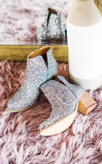 Fiera Booties in Pewter - Happily Ever Atchison Shop Co.