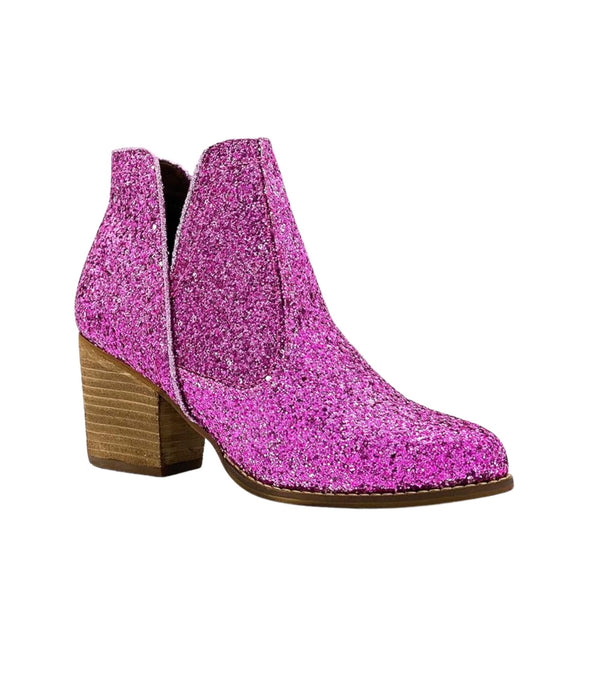 Fiera Booties in Pink - Happily Ever Atchison Shop Co.