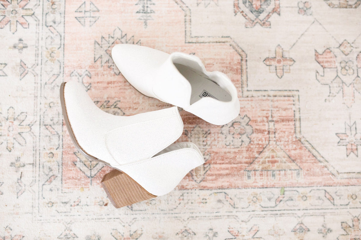 Fiera Booties in White - Happily Ever Atchison Shop Co.