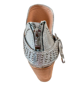 Fiona Ankle Boot in Silver - 1985 the VAULT Boutique