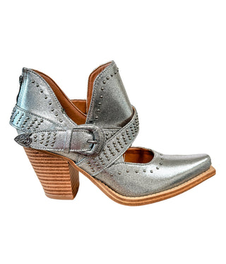 Fiona Ankle Boot in Silver - 1985 the VAULT Boutique