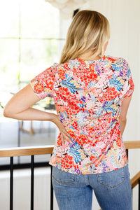 Flowers Everywhere Floral Top - Happily Ever Atchison Shop Co.